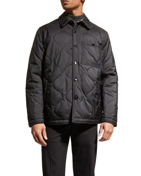 burberry reversible thermoregulated overshirt